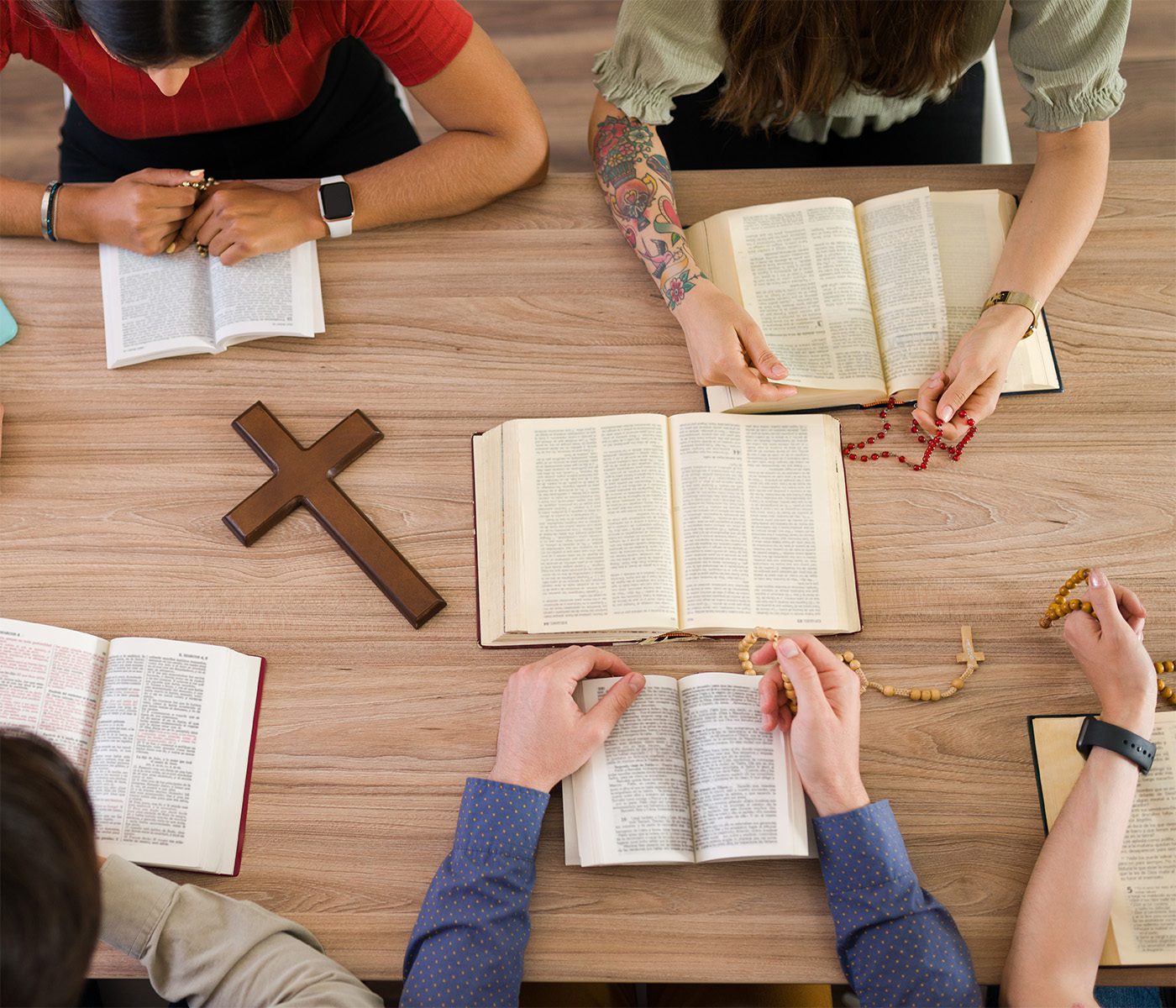 a group picture of the adult choir.