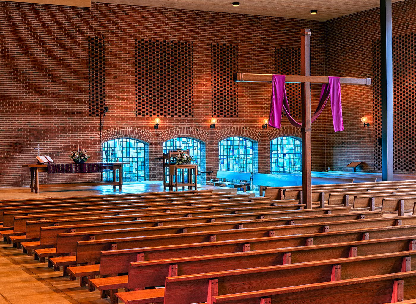 a group picture of the adult choir.