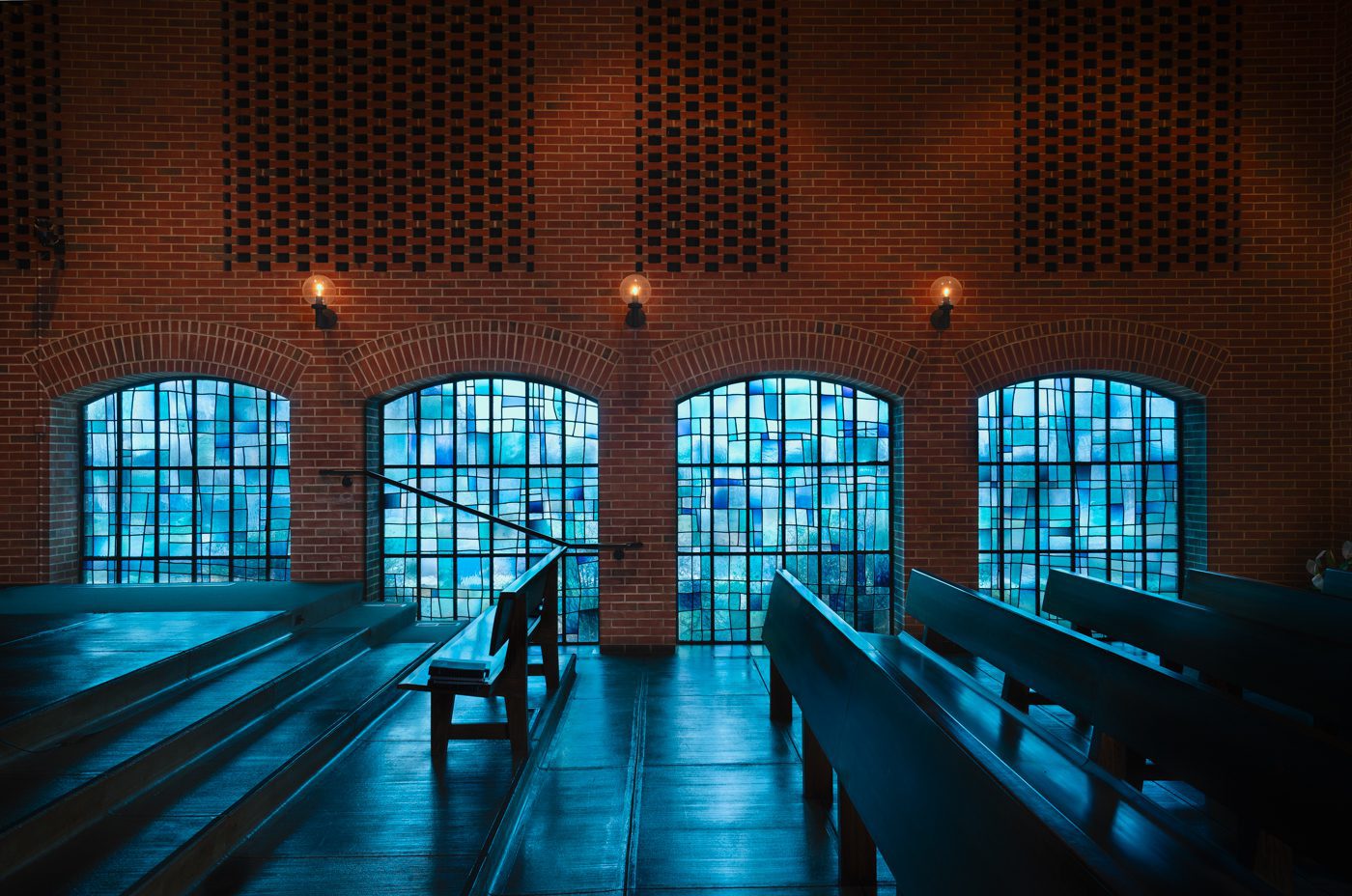 a group picture of the adult choir.