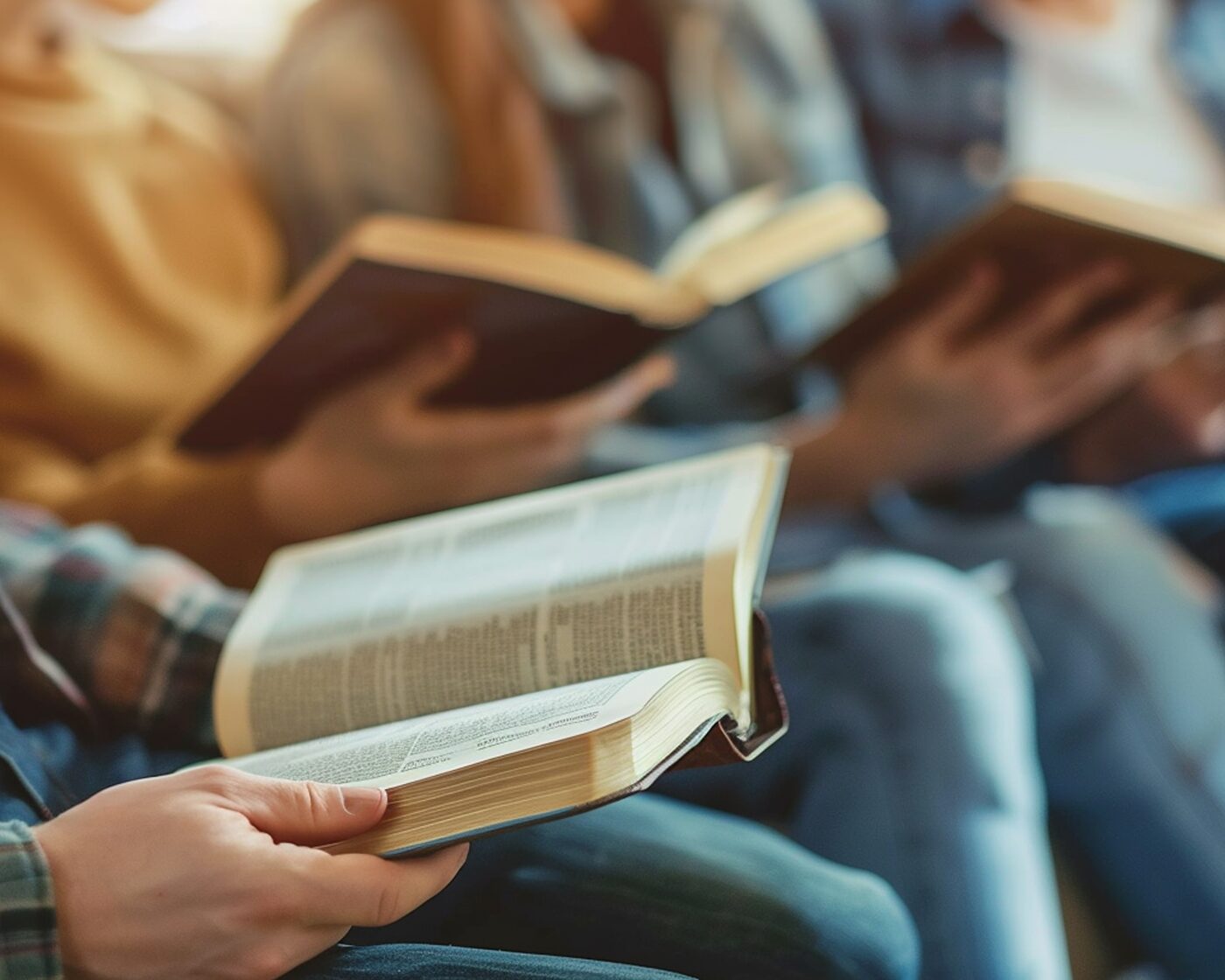 a group picture of the adult choir.